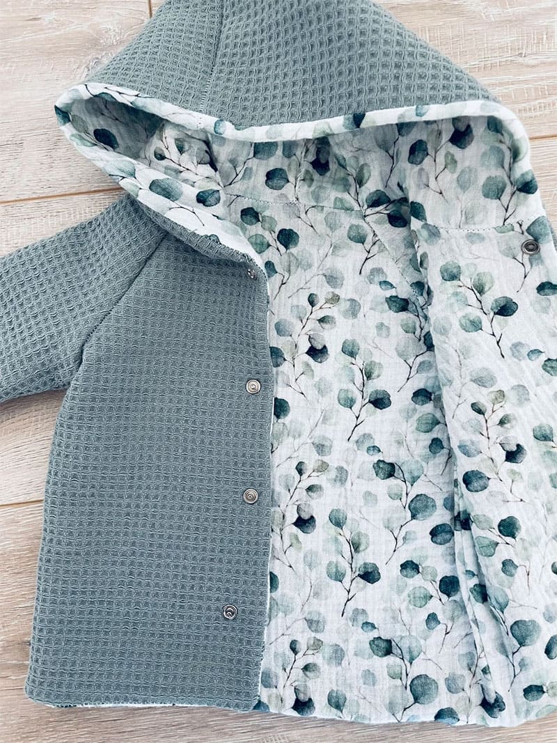 Übergangsjacke Mädchen Waffelpiqué Fb. mintgrün