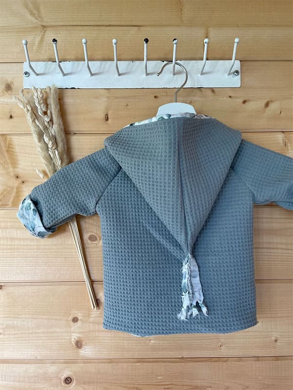 Übergangsjacke Mädchen Waffelpiqué Fb. mintgrün