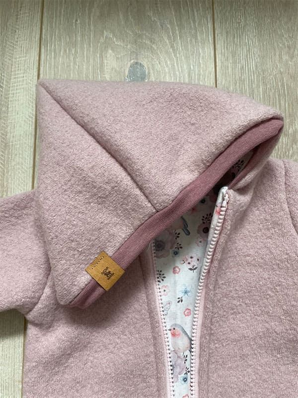 Walkanzug Mädchen altrosa