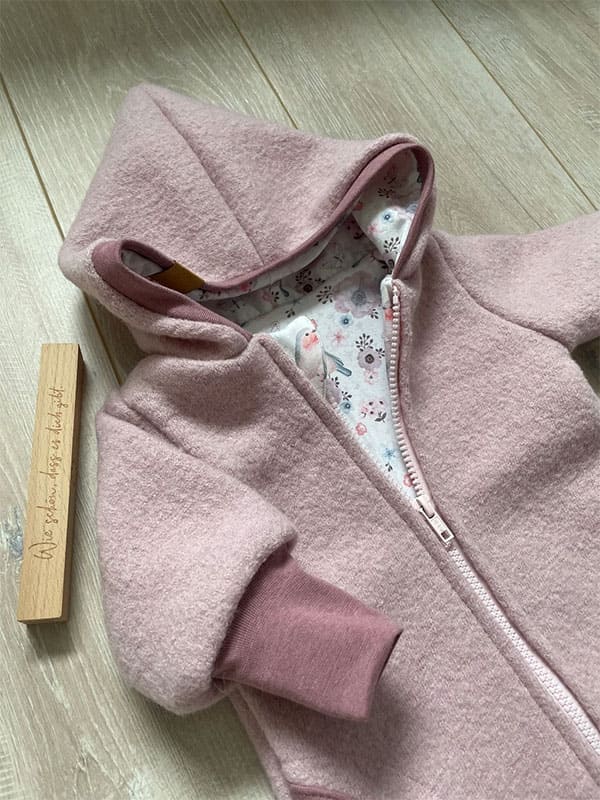 Walkanzug Mädchen altrosa