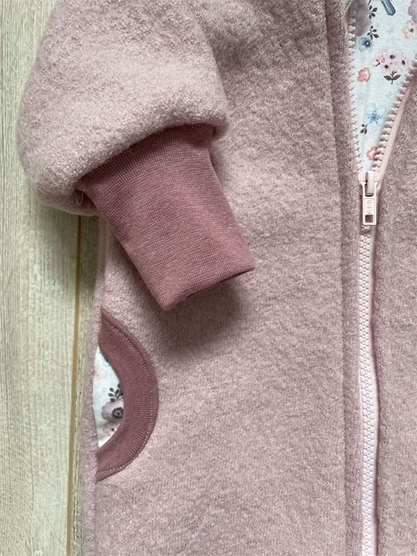 Walkanzug Mädchen altrosa